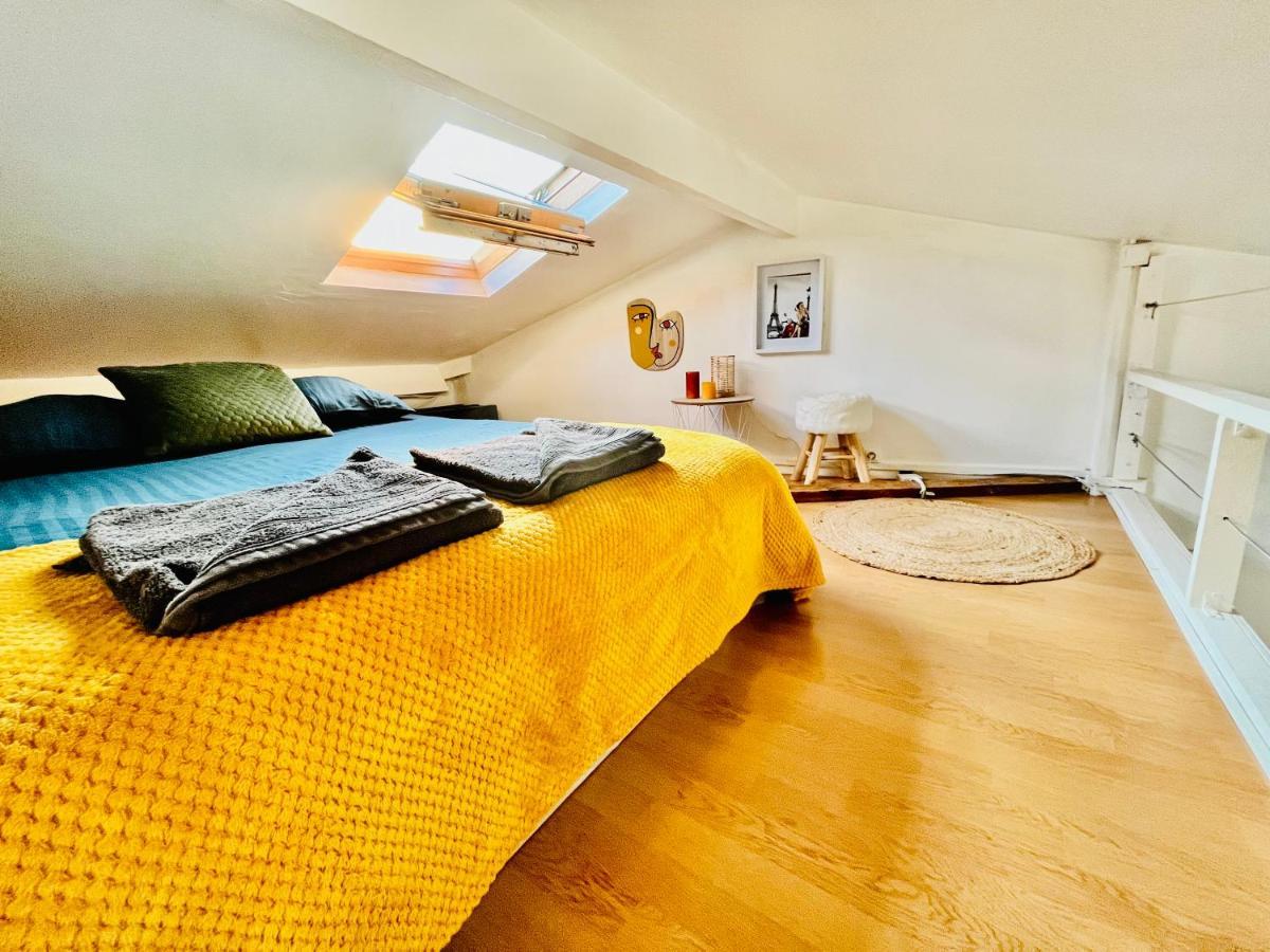 Parc Buttes Chaumont - Studio Mezzanine Paris Leilighet Eksteriør bilde